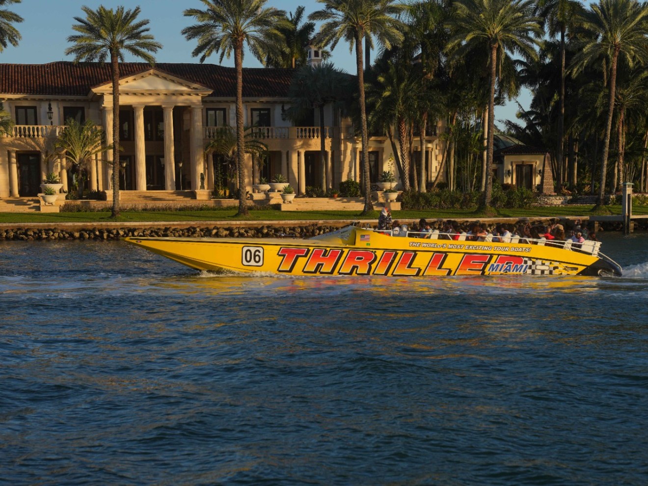 a large boat in a body of water