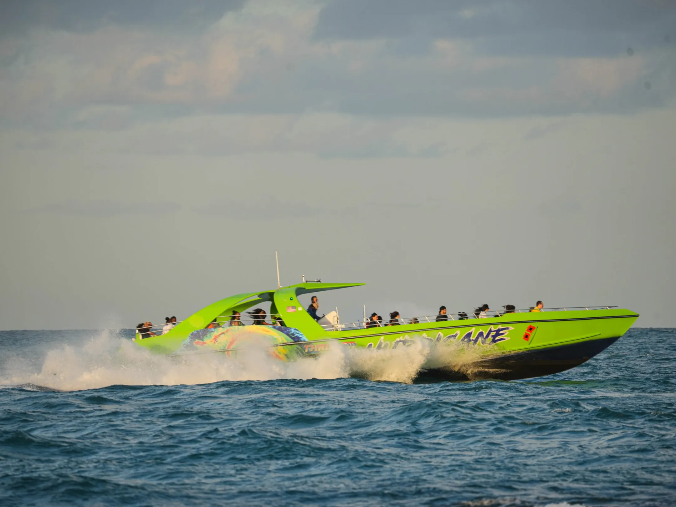 a small boat in a body of water